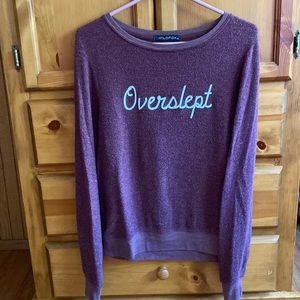 Wildfox “overslept” sweater